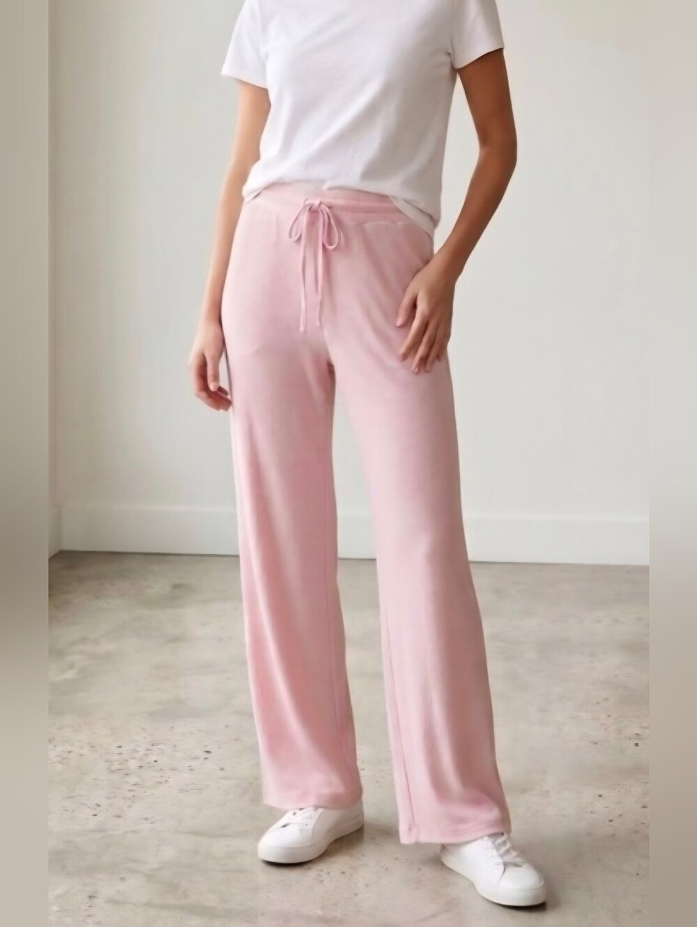 5 For $25✨️ Womens Extra Small XS Light Pink Rib Knit Sweat Pants Casual Lounge
